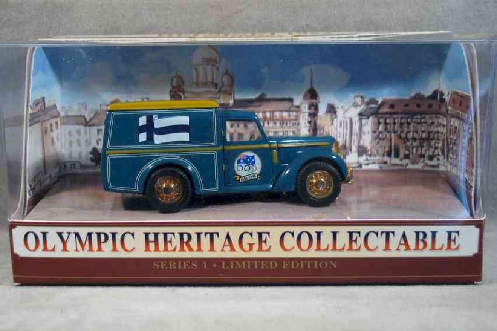 Matchbox Collectibles OL012; 1948 Commer 8 CWT Van; Helsinki Olympic Games 1952
